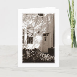 Autumn Doorway Blank Wenskaart Kaart