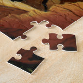 Autumn Dragon Sinaasappel Green Fantasy Legpuzzel (Zijkant)