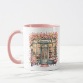 Autumn Dreams Café Mug — Cozy Floral Bookshop Mok (Links)