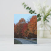 Autumn drive-2 Briefkaart (Staand voorkant)