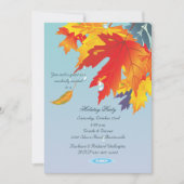 Autumn Drizzle Invitation Kaart (Voorkant)