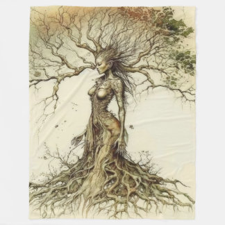 Autumn Dryad - Tranquiliteit Fleece Deken