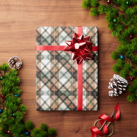 Autumn Earth Plaid Cadeaupapier (Feestdagen Geschenken)