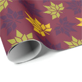 Autumn Elegance - Feestelijke herfstbladeren Cadeaupapier (Rol Hoek)