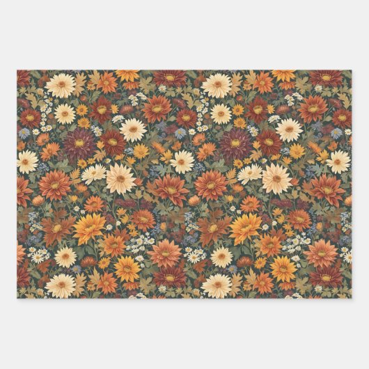 Autumn Elegance Inpakpapier Vel (Voorkant 3)