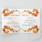 Autumn Elegance Wedding Menu (Binnen)