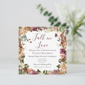 Autumn Elegant Vrijgezellenfeest Kaart (Staand voorkant)