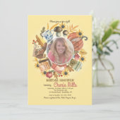 Autumn Elements Fotouitnodiging Kaart (Staand voorkant)