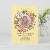 Autumn Elements Fotouitnodiging Kaart (Staand voorkant)