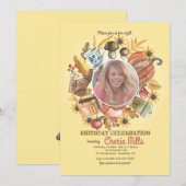 Autumn Elements Fotouitnodiging Kaart (Voorkant / Achterkant)