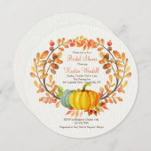 Autumn Elements Uitnodiging (Voorkant / Achterkant)