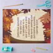 Autumn Eloit Quote Decoupage Paper Tissuepapier (Craft)