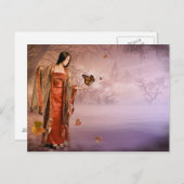 Autumn en Monarch Butterflies Briefkaart (Voorkant / Achterkant)