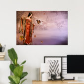 Autumn en Monarch Butterflies Poster (Thuiskantoor)