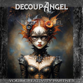 Autumn Enchantress - Gothic Whispers Decoupage Tissuepapier