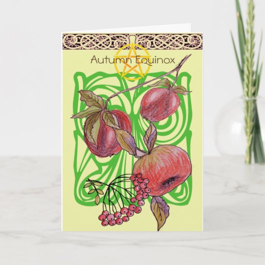 Autumn Equinox Kaart (Voorkant)