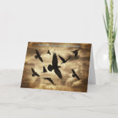 Autumn Equinox Mabon Sabbat Ravens Kaart (Voorkant)