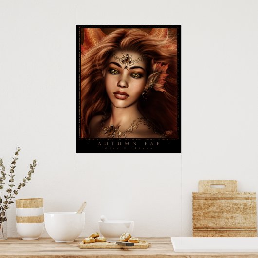 Autumn Fae Poster (Keuken)