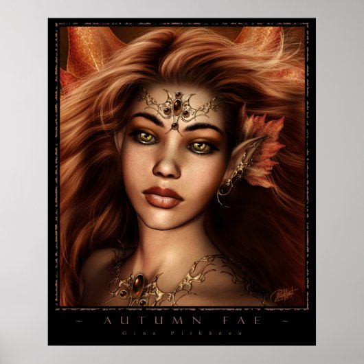 Autumn Fae Poster (Voorkant)