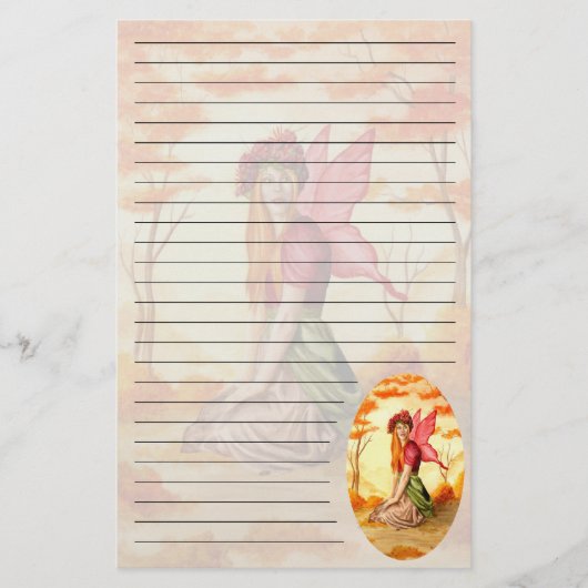 Autumn Fae Stationery Briefpapier (Voorkant)