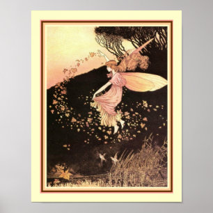 'Autumn Faerie' 1920s Afdrukken - Ida Rentoul Outh Poster