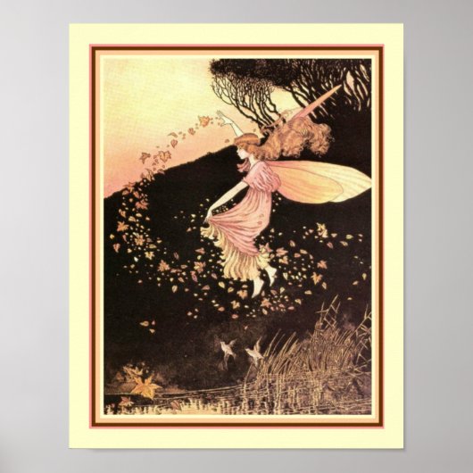 'Autumn Faerie' 1920s Afdrukken - Ida Rentoul Outh Poster (Voorkant)