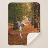 Autumn Faerie Sherpa Deken (Voorkant)