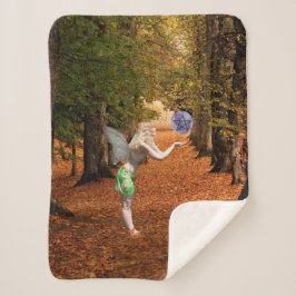 Autumn Faerie Sherpa Deken
