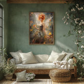 Autumn Fairy Art Poster