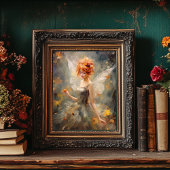 Autumn Fairy Art Poster