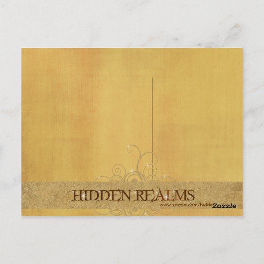 Autumn Fairy Briefkaart (Achterkant)