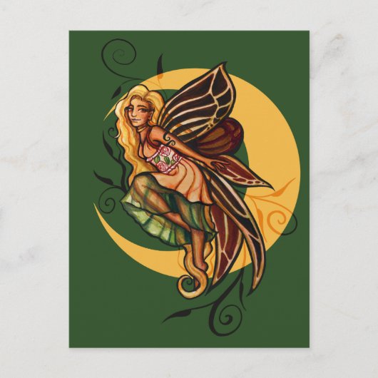 Autumn Fairy Briefkaart (Voorkant)