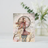 Autumn Fairy Briefkaart beroemd gemaakt door Molly (Staand voorkant)