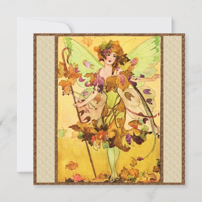 Autumn Fairy Butterfly Girl (Voorkant)