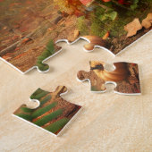 Autumn Fairy Enchanted Pumpkin Forest Legpuzzel (Zijkant)