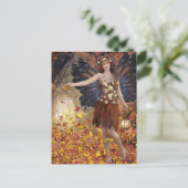 AUTUMN FAIRY FANTASY BRIEFKAART (Staand voorkant)
