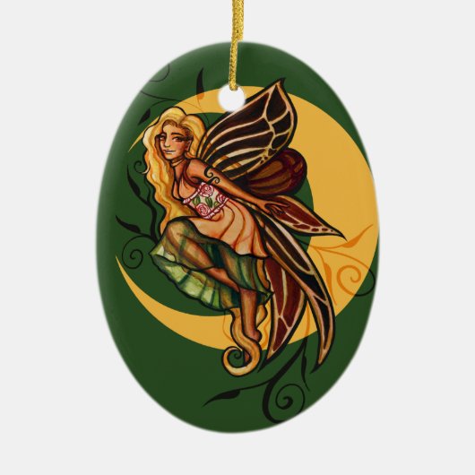 Autumn Fairy Keramisch Ornament (Voorkant)