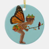Autumn Fairy Keramisch Ornament (Voorkant)