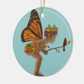 Autumn Fairy Keramisch Ornament (Links)