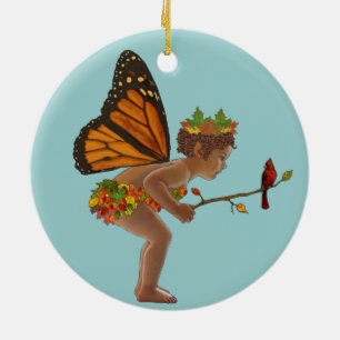 Autumn Fairy Keramisch Ornament