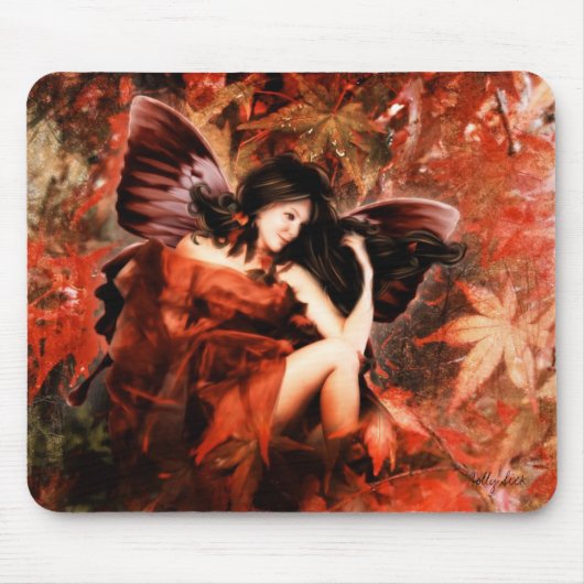 Autumn Fairy MousePad Muismat (Voorkant)