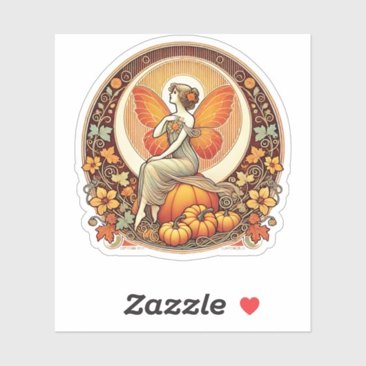 Autumn Fairy Sticker (Vel)