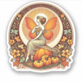 Autumn Fairy Sticker (Voorkant)
