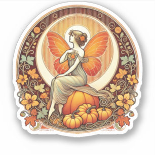 Autumn Fairy Sticker