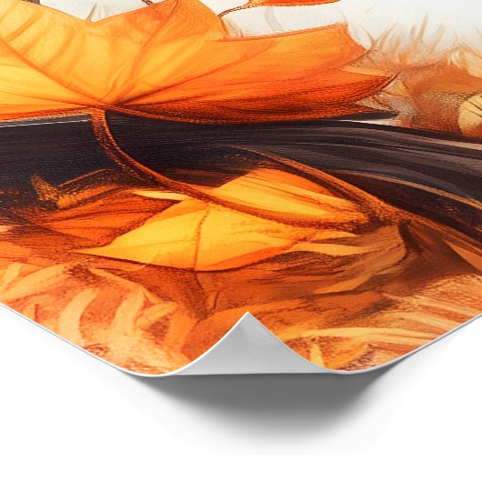 Autumn Fairy Woodland Poster (Hoek)