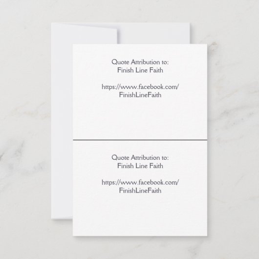 Autumn Faith Road Inspiration Card Save The Date (Achterkant)