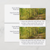 Autumn Faith Road Inspiration Card Save The Date (Voorkant / Achterkant)