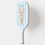 Autumn - Fall Coastal Chic Beach Club Pickleball Paddle (Links)