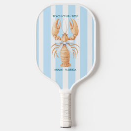 Autumn - Fall Coastal Chic Beach Club Pickleball Paddle