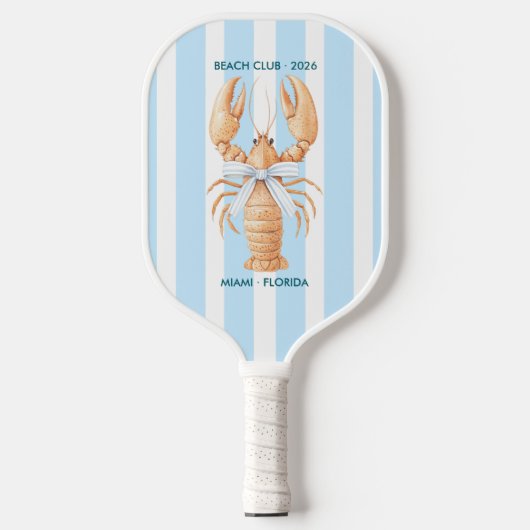 Autumn - Fall Coastal Chic Beach Club Pickleball Paddle (Voorkant)